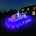 Bestway Color Wave Kids Swimming Pool – Inflatable Backyard Water Fun with LED Lights & Wave Generator – HM0460