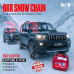 BKR® Snow Chain Carbon Steel 16mm for Fortuner, Thar Roxx, Thar 2024, Volvo XC-60, Scorpio N, Isuzu D-Max, Gurkha, Rubycon also for 16