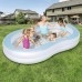 Bestway Color Wave Kids Swimming Pool – Inflatable Backyard Water Fun with LED Lights & Wave Generator – HM0460