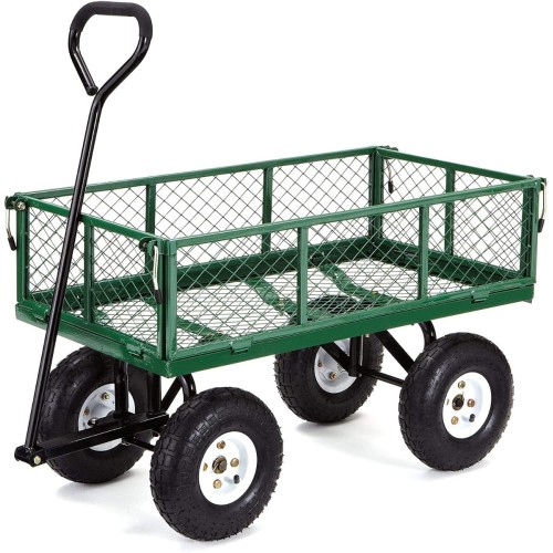 BKR® Steel Garden Cart with Removable Sides 