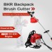 BKR®-CG-530, 2.4Hp Power- 52cc Engine Displacement, 2 Stroke Engine Petrol Brush Cutter Back Pack Agriculture Reaper with Paddy Guard (BKR-CG-530) Comes with 6 Months Manufacture Warranty