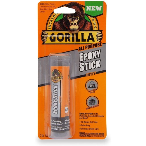 Gorilla All Purpose Epoxy Putty Stick, 2 ounce 