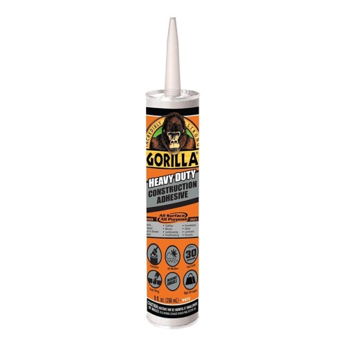 Gorilla Heavy Duty Construction Adhesive 9 Oz HM0537