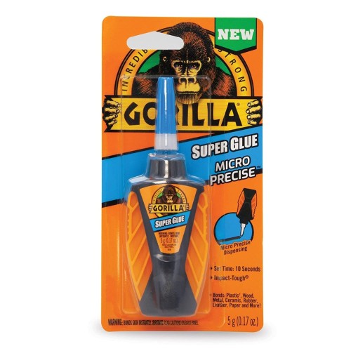 Gorilla Micro Precise Super Glue, 5 gram, Clear HM0620