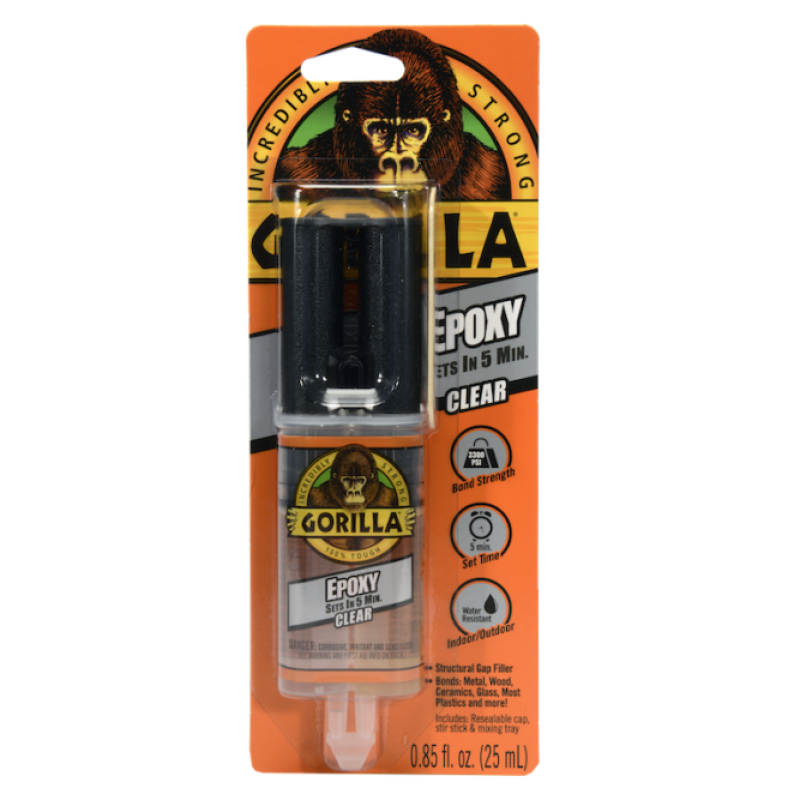Gorilla Epoxy Clear Adhesive 0.85 Oz HM0247