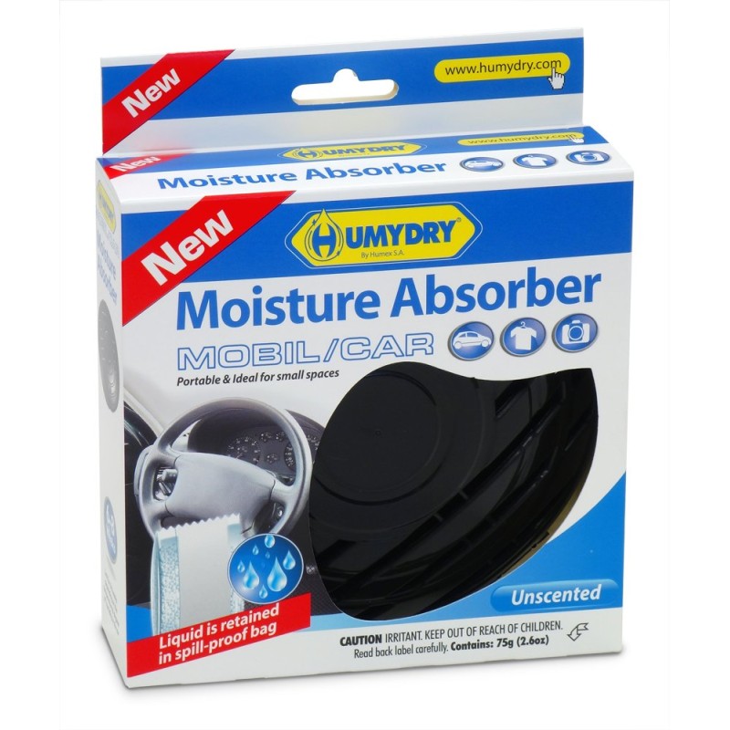Humydry Moisture Absorber USA93501C12 Mobil Unscented Auto Made In Spain 