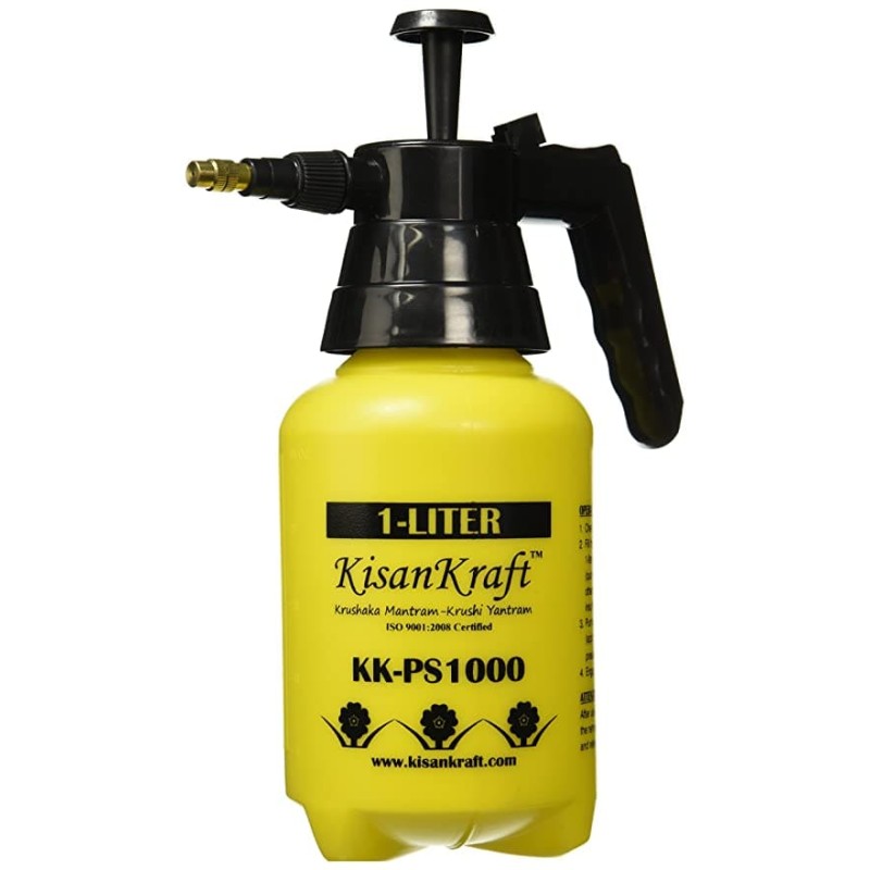 KisanKraft KK-PS1000 Manual Sprayer (1 Litre, Color May Vary,) - LG0261
