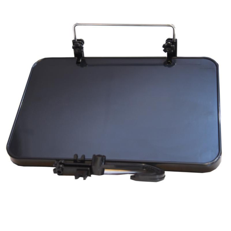 BKR Multi-Functional Car Seat Back & Steering Wheel Tray – Foldable Laptop Desk, Dining Table, and Cup Holder for Ultimate Travel - CA0074Convenience-