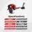 BKR® Petrol Honda Powered Engine GX50 50cc 4 stroke Sidepack Brush Cutter Optimal Control & Comfort LG0700