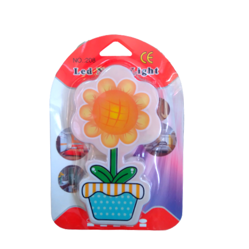 BKR Flower LED Home Decoration Night Lamp-Yellow