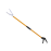 Falcon FPSC-44 Snake Catcher Stick, 4 Feet Yellow & Black LG0387