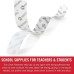 VELCRO® Brand Thin Clear Fasteners  91327 ( 3 1/2in x 3/4in , 4 strips)