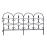 BKR Plastic Garden Border Fence (Pack of 1)
