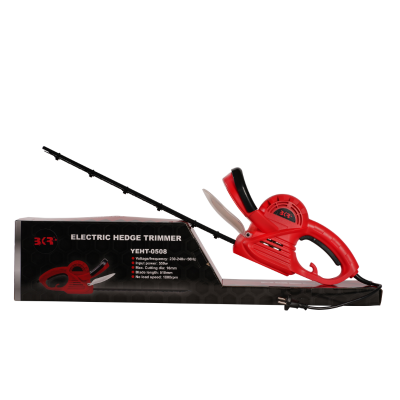 BKR® HTE-600 550W Power, Electric Hedge Trimmer with 20-Inch (51cm) Blade, Corded Design for Precision Cutting, Ergonomic Handle LG0637