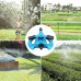BKR® 360° Automatic Rotating Garden Sprinkler with 45° Adjustable Arms | Durable ABS Material | Covers Up to 32 Feet | Efficient Lawn and Garden Watering System – LG0328 