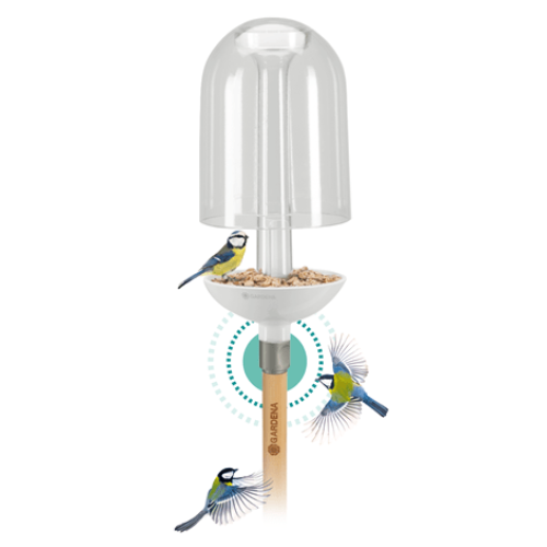 GARDENA 11380-30 ClickUp Bird Feeder with Handle
