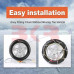 BKR Snow Chain 1 pair (2pc in each pair) Carbon Steel 12mm for Alto800, K10, Eon, also for 12" to 13" Tyres- FREE 2 bungee ropes with 1pair of gloves CA0075/KN20