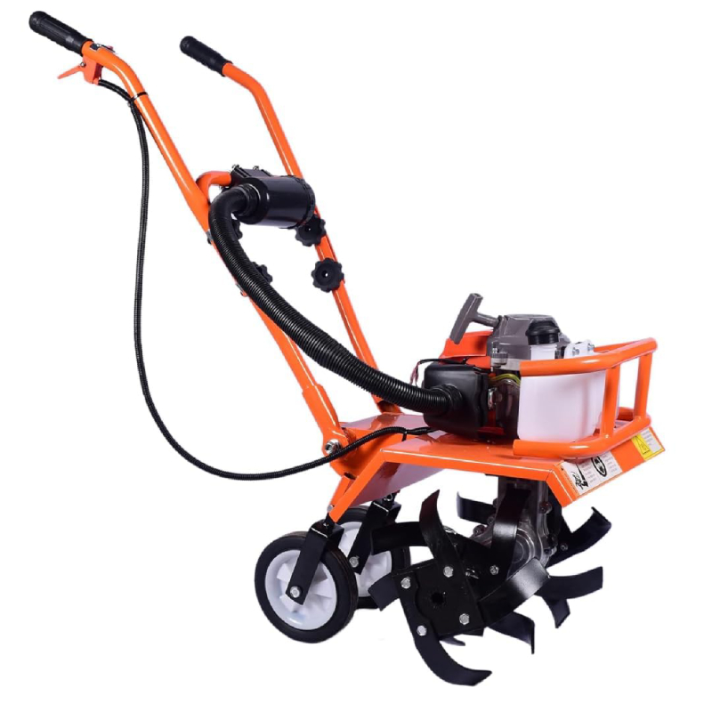 BKR® Heavy Duty Power Tiller - 2 Stroke 68 CC 3.5 HP Engine for Efficient Soil Cultivation | Simple Control & Fuel efficient Operation | 6 Months Manufacture Warranty- LG0568