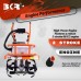 BKR® Heavy Duty Power Tiller - 2 Stroke 68 CC 3.5 HP Engine for Efficient Soil Cultivation | Simple Control & Fuel efficient Operation | 6 Months Manufacture Warranty- LG0568
