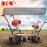 BKR ® Simplify Farming Garden Mini Hand Push Tiller/Cultivator 52cc with 2 Stroke and 2.4 HP Power, Maximum Power of 1.45kw at 7000 RPM LG0566