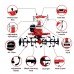 BKR® Power Tiller Inter-Cultivator with 4 Stroke 7.0 HP powerful Engine, 296cc Engine Displacement with with PTO Shaft LG0574