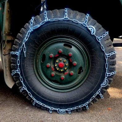 BKR® Snow Tire Chains For Indian Army Truck, Tata military or etc 335/90R20