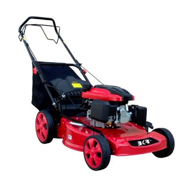 BKR® Petrol Lawn Mower | 20" Rotary with 196cc 7HP Engine | Manual Push | 75L Grass Collector | 8-Level Height Adjustment | Circular Blade | Foldable Design | 6-Month Manufacturer Warranty- LG1152