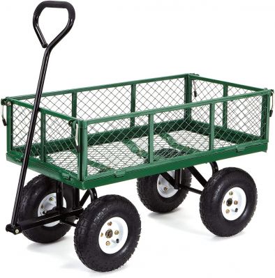 BKR® Steel Garden Cart with Removable Sides 