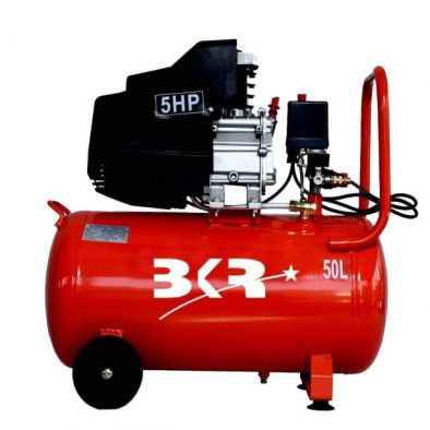 BKR® Iron Portable Air Compressor with Induction Motor 50Ltr