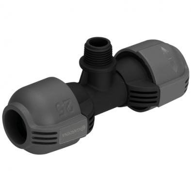 GARDENA T-piece 25 mm x 1/2" male thread connector