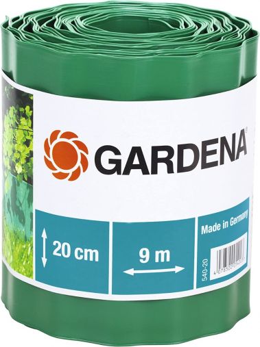 GARDENA 540-20 Flower Bed Edging Fence, Green, 7.9 inches (20 cm)