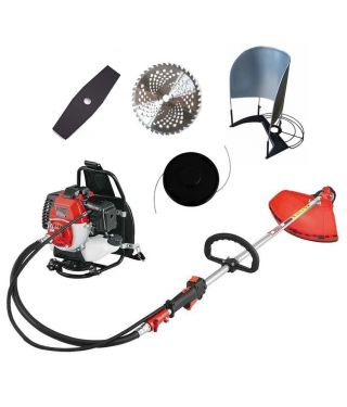 BKR® Petrol Brush Cutter Back Pack Agriculture Reaper With Paddy Guard LG0529