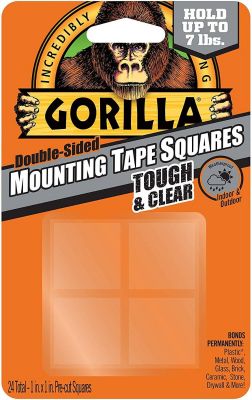 Gorilla Tough & Clear Mounting Squares