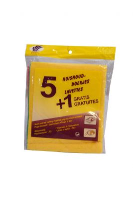 Cleaning Microfiber Wipes 5+1 Pcs HM0181