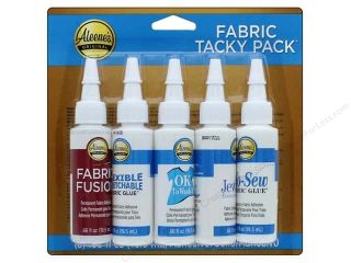 Aleene's Try Me Size Fabric Tacky Pack 5/Pkg-.66oz - HM0376 