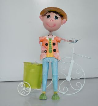 Cycle With Pen / Flower stand Decoration small- 2 assorted Models - LG0368
